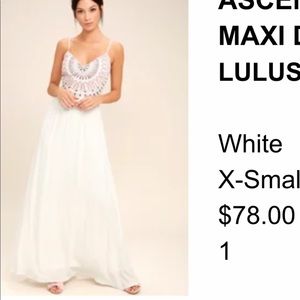 Lulus Embroidered Maxi Dress